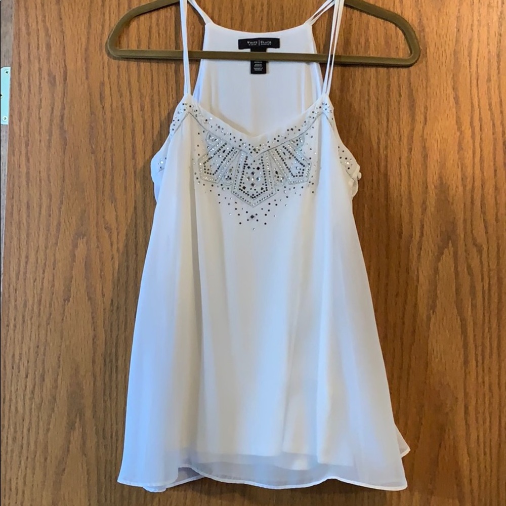 White House Black Market Embellished Tank